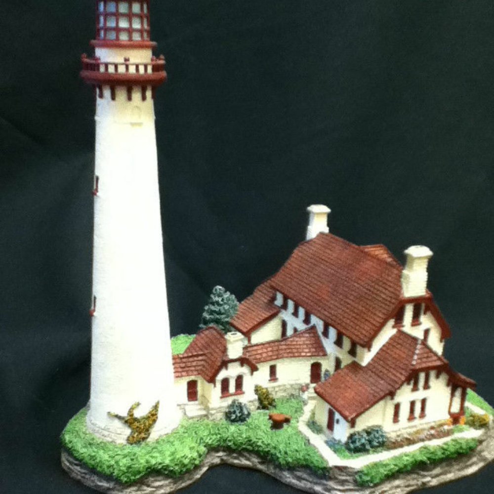 FINAL MARKDOWN Vintage Harbour Lights GROSSE POINT Illinois Lighthouse #426